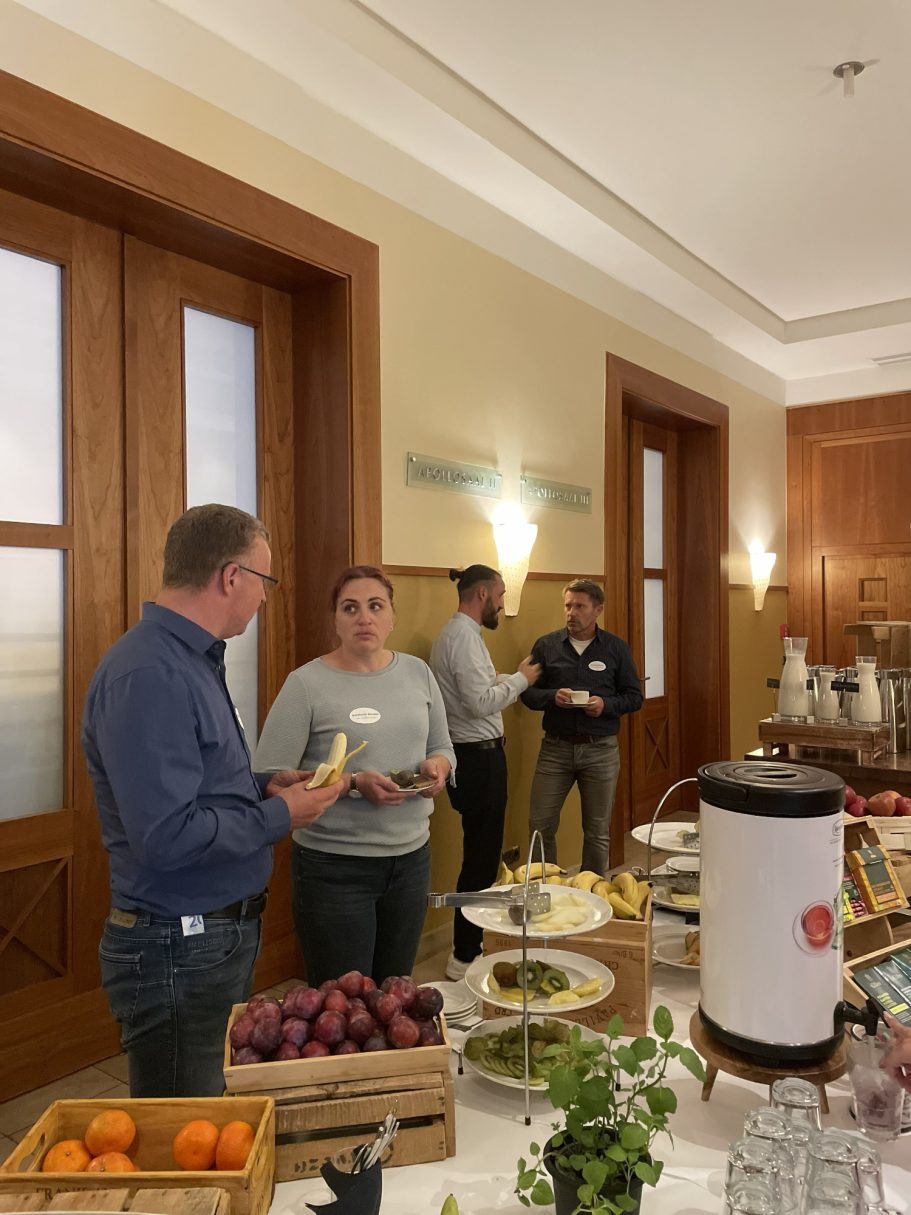 Kaffeepause In der Kaffeepause wurde sich ausgetauscht